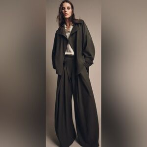 Women's Olive Green Pants Balloon Pants